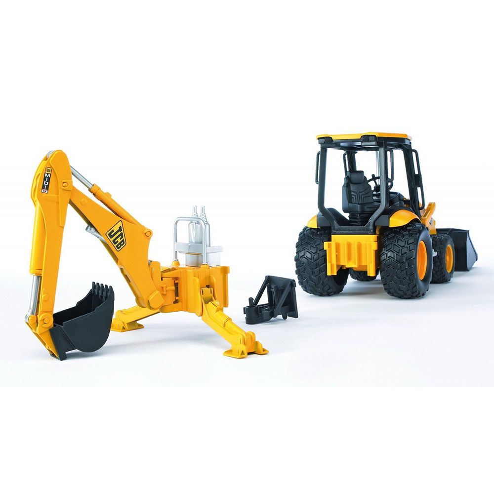 Buldoexcavator Bruder JCB Midi - poza 4