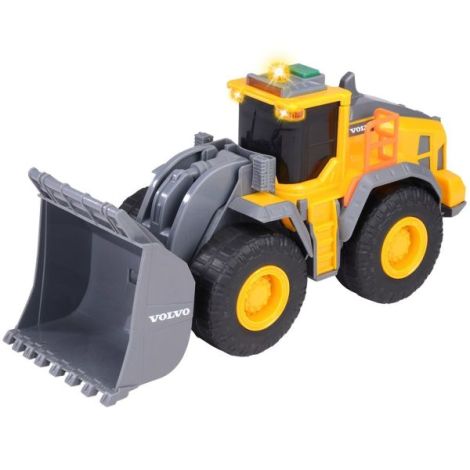 Buldozer Dickie Toys Volvo Wheel Loader 23 cm cu lumini si sunete - poza 1