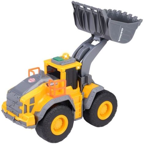 Buldozer Dickie Toys Volvo Wheel Loader 23 cm cu lumini si sunete - poza 2