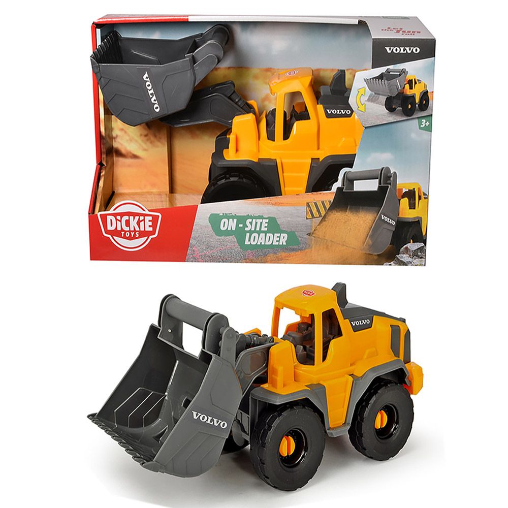 Buldozer Dickie Volvo 26 cm - poza 2