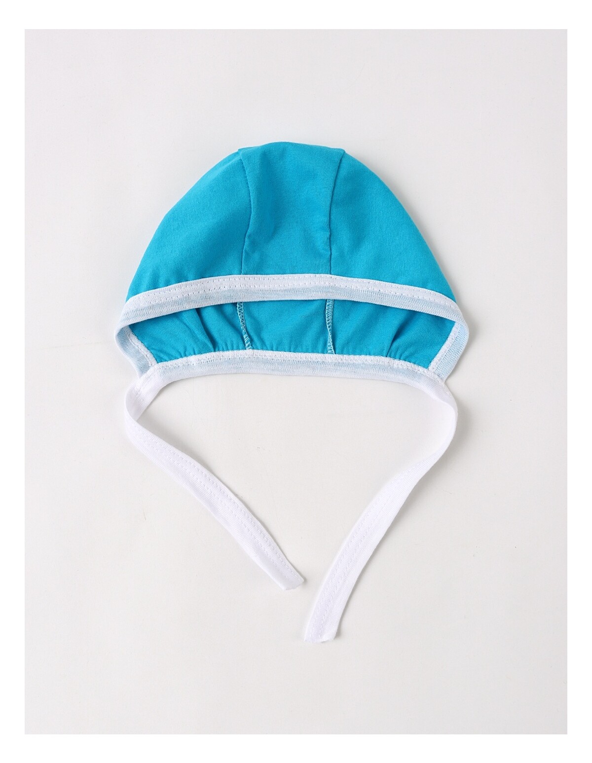 Caciulita stil TICHIE, bumbac glat, blue aprins