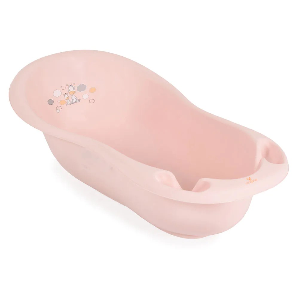 Cadita cu suport cu uscator Cangaroo Aqua Zebra Roz Pastel - poza 2
