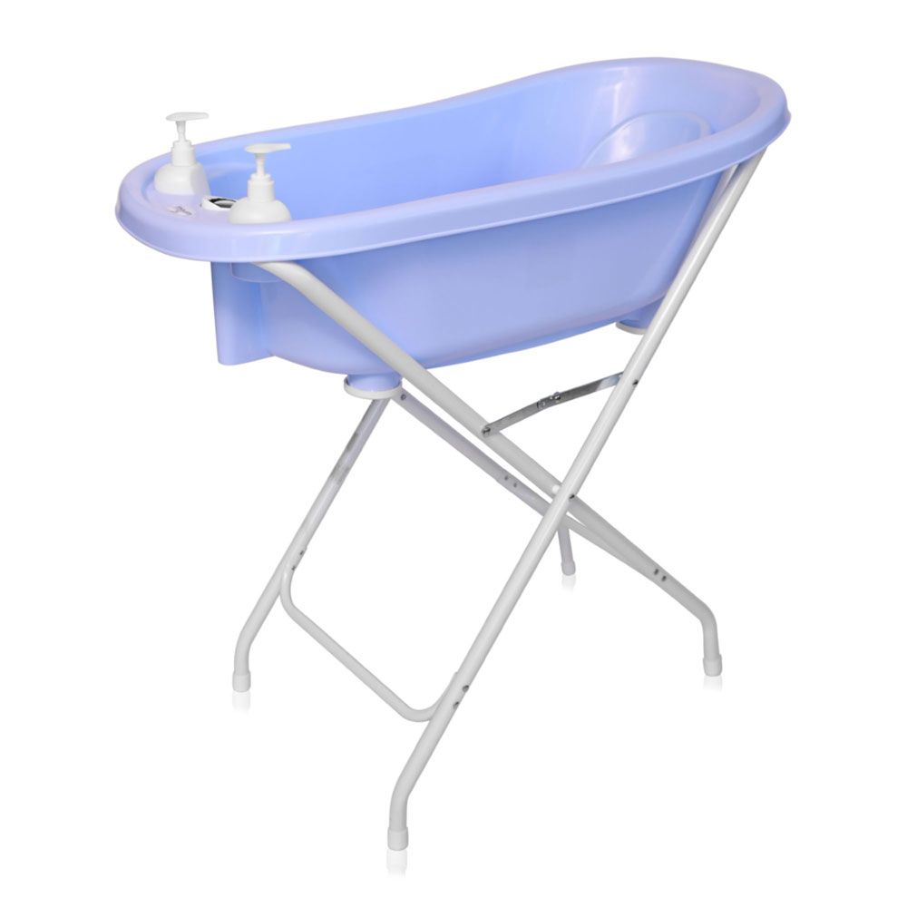 Cadita cu suport Lorelli 88 cm albastra - poza 1