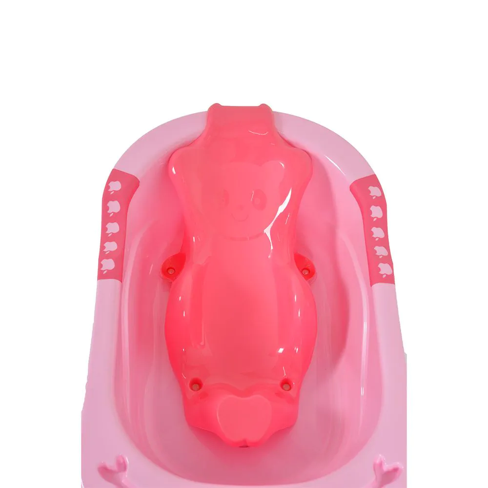 Cadita de baie cu reductor Cangaroo Larissa Pink 89 cm - poza 2