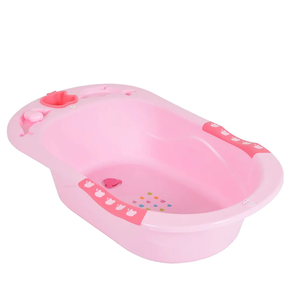 Cadita de baie cu reductor Cangaroo Larissa Pink 89 cm - poza 3