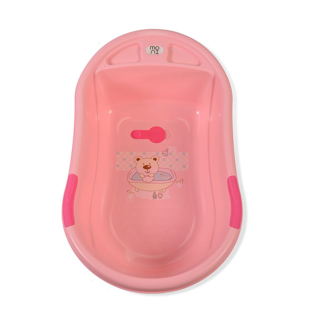 Cadita de baie cu suport Moni Lilly pink - poza 1