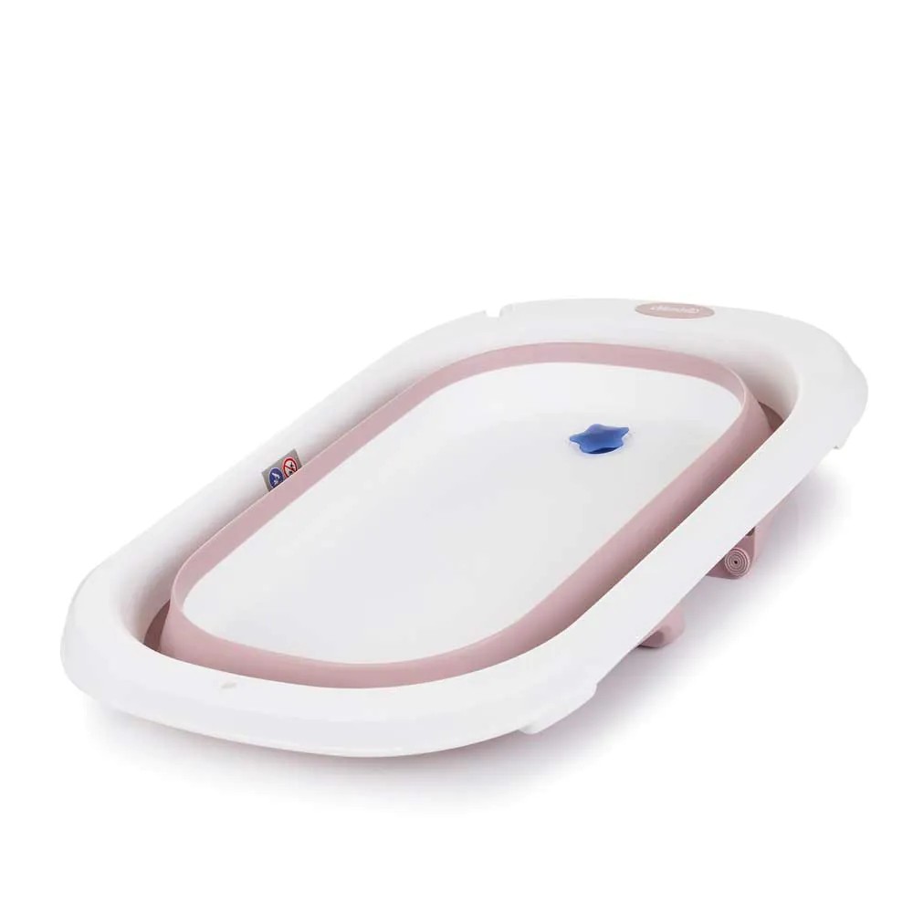 Cadita de baie pliabila cu reductor Chipolino Isla 81 cm Roz - poza 2