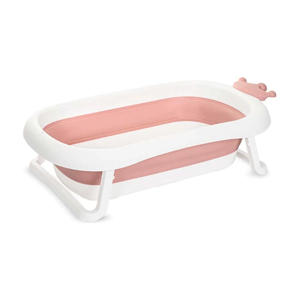 Cadita pliabila cu scurgere Lorelli Royal Nordic 83 cm Roz - poza 1