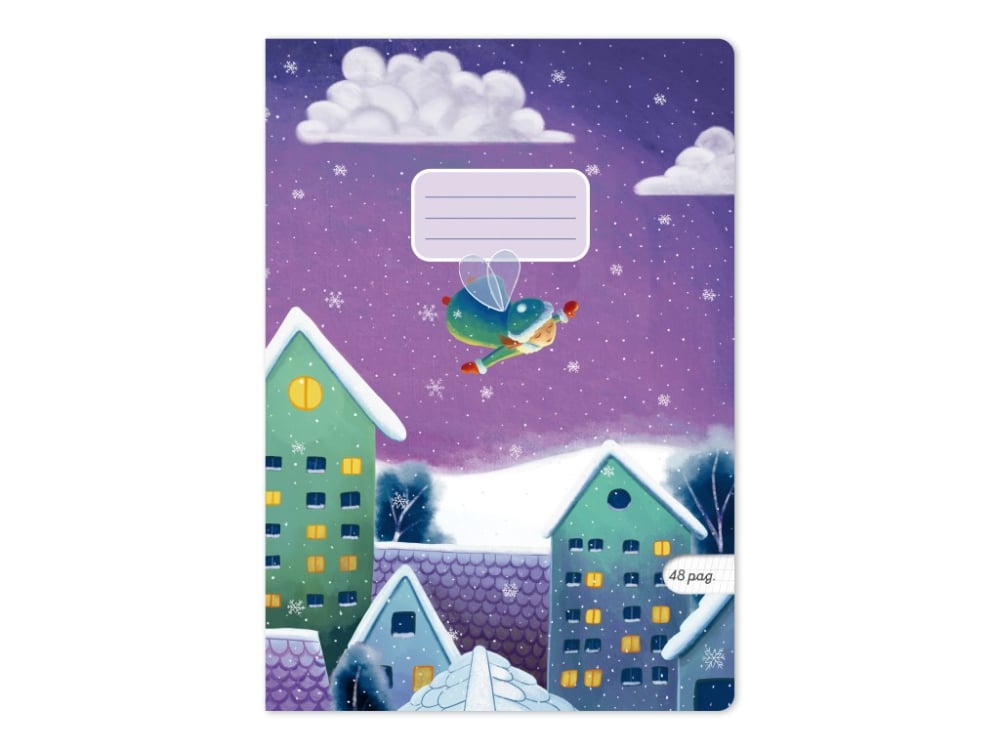 Caiet A5 special tip 1,ilustratie Hovering,24 file, 90g