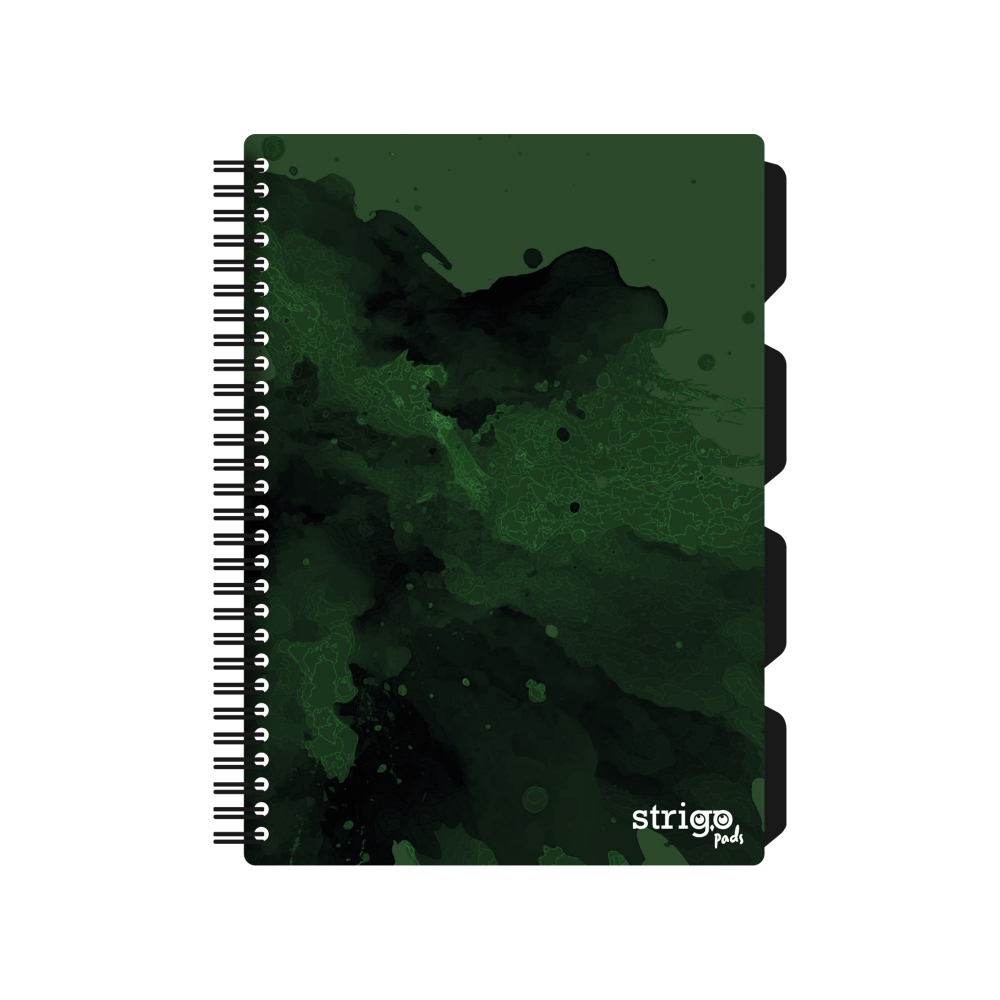 Caiet cu Spirala si Separatoare Strigo Pads Project Book Fusion B5, Matematica