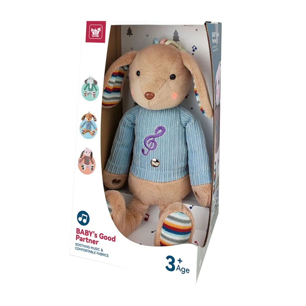 Caine de plus muzical pentru bebelusi Babys Good Partner 34 cm - poza 2