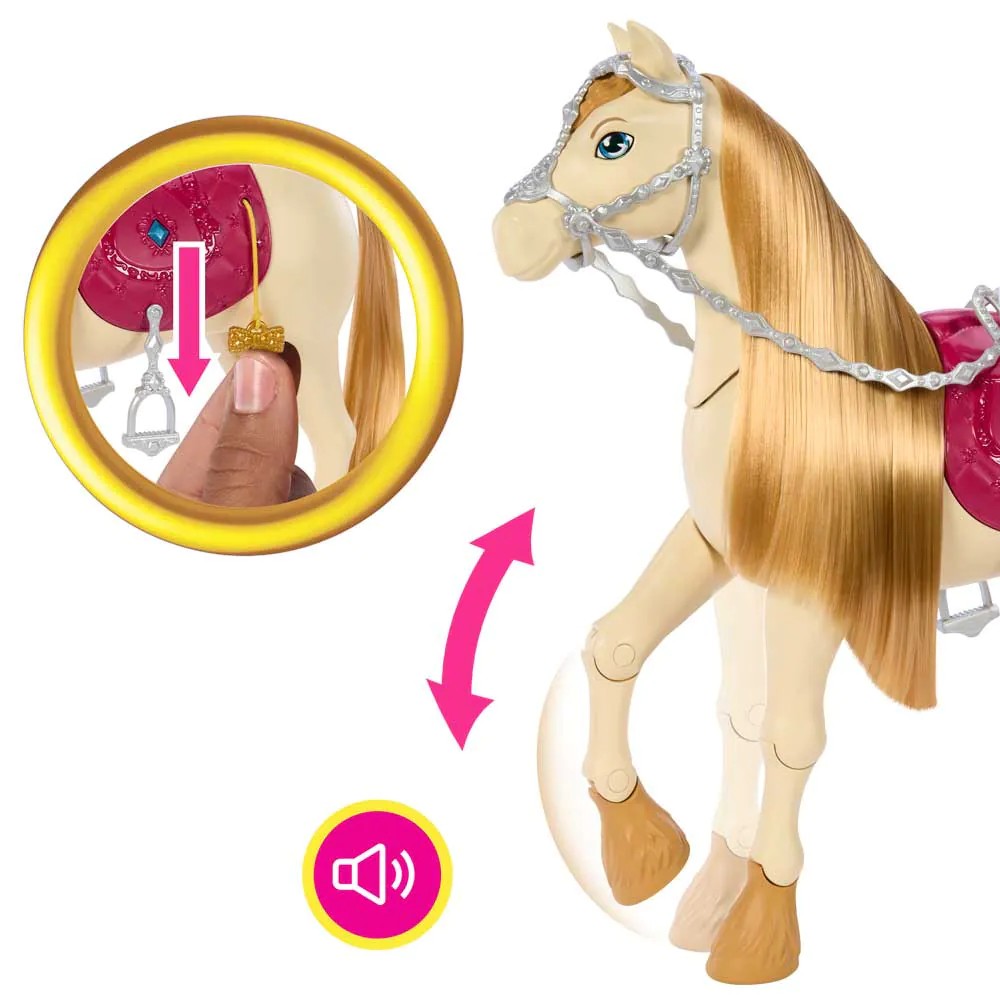 Cal interactiv cu accesorii Barbie Mysteries The Great Horse Chase - poza 4