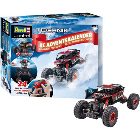 Calendar Advent 24 zile, masina cu telecomanda Crawler, Revell 01043, Scara 1:18 - poza 1
