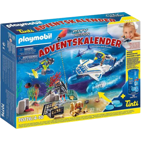 Calendar Craciun - Politia sub apa 70776 Playmobil - poza 1