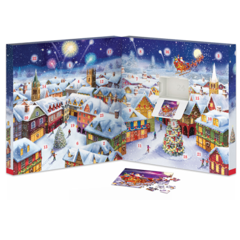 Calendar de Advent Amintiri de Craciun, 24 puzzle-uri, 50 piese - poza 3