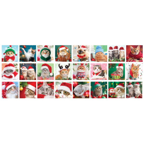 Calendar de Advent Pisici, 24 puzzle-uri, 50 piese - poza 5