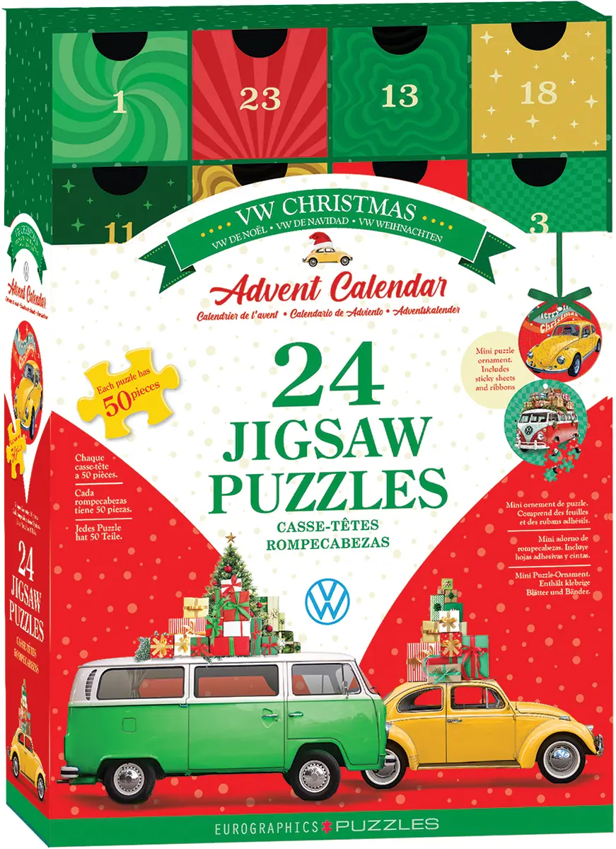 Calendar de Advent Volkswagen, 24 puzzle-uri, 50 piese