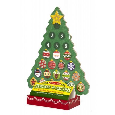 Calendar de Craciun din lemn - Melissa and Doug - poza 1