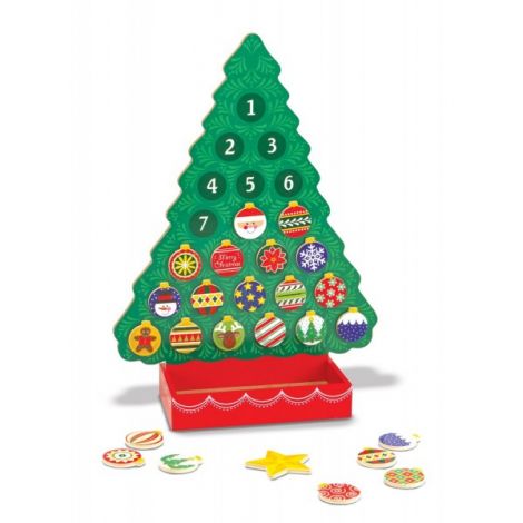 Calendar de Craciun din lemn - Melissa and Doug - poza 2