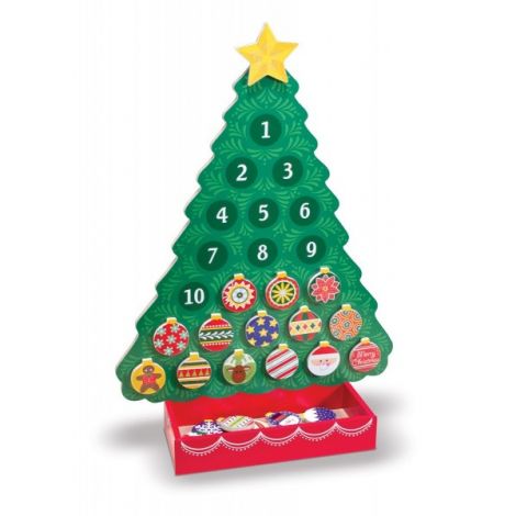 Calendar de Craciun din lemn - Melissa and Doug - poza 3