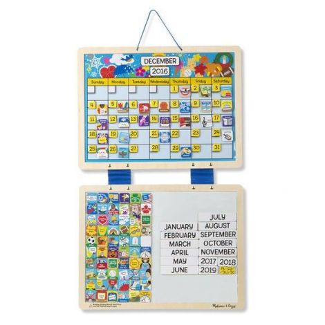 Calendar din lemn magnetic Melissa and Doug - poza 1