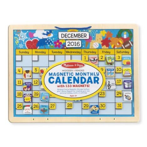 Calendar din lemn magnetic Melissa and Doug - poza 3