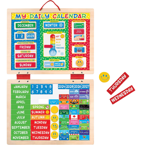 Calendar magnetic Activitatile zilnice - Melissa & Doug 9253 - poza 1