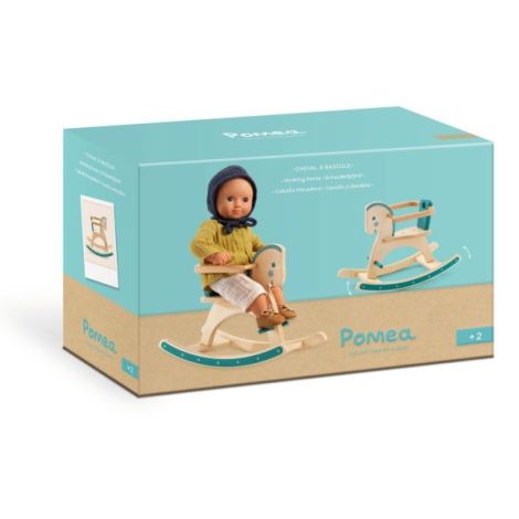 Calut balansoar pentru papusi, Colectia Pomea, Djeco - poza 4