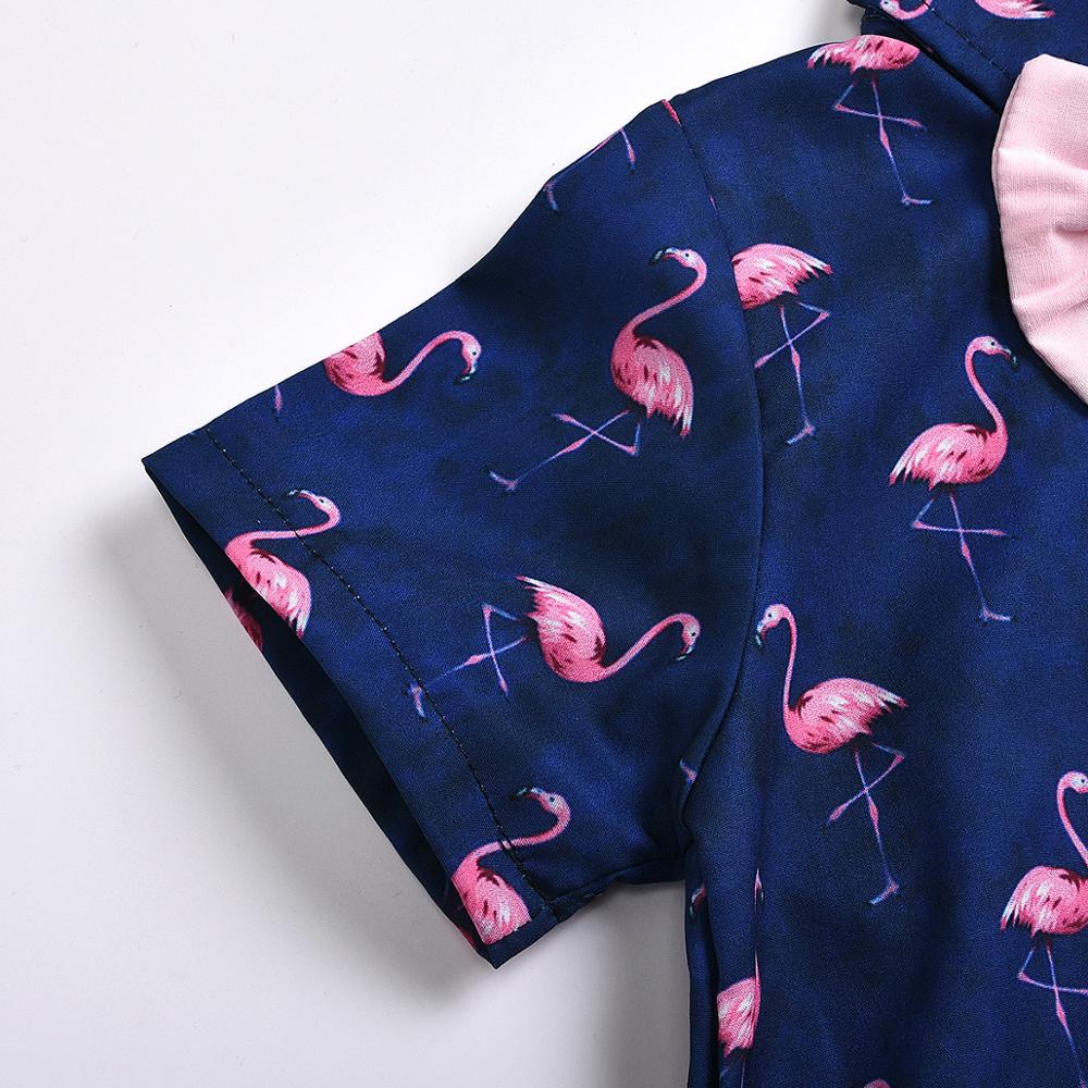 Camasa Body Copii cu Maneca Scurta Flamingo - 18-24 luni - poza 4
