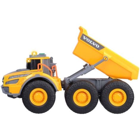 Camion basculant Dickie Toys Volvo Articulated Hauler 23 cm cu lumini si sunete - poza 3
