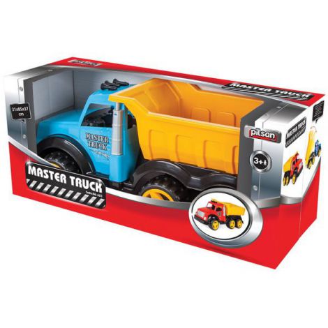 Camion basculant Pilsan Master Truck blue - poza 4