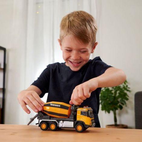 Camion betoniera Majorette Volvo Cement Mixer - poza 5