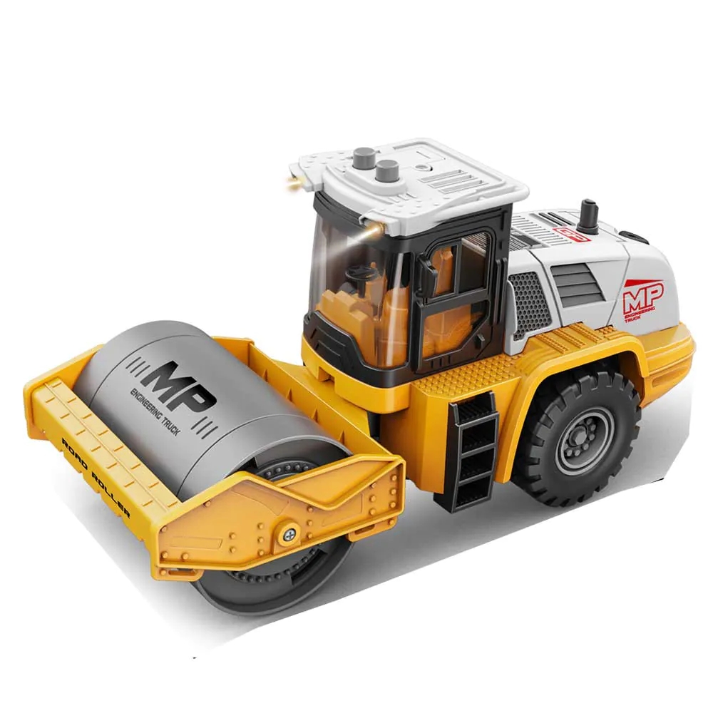 Camion Compactor Galben Construction Series 1:16 - poza 1