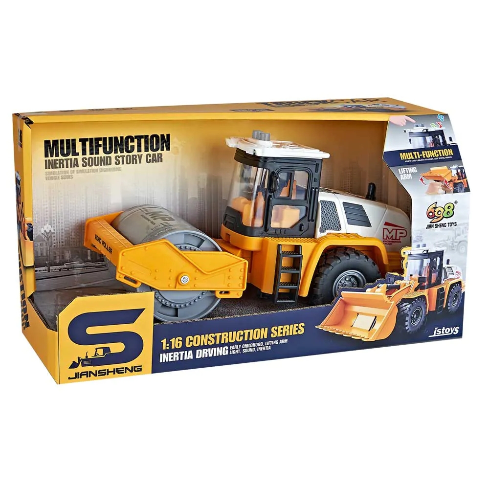 Camion Compactor Galben Construction Series 1:16 - poza 2