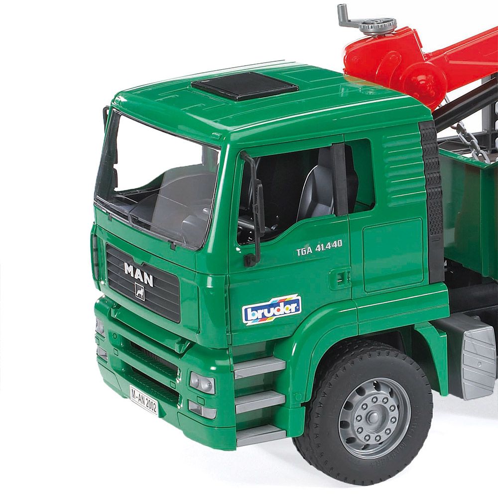 Camion cu 3 busteni Bruder Man TGA - poza 4