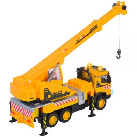 Camion cu macara Majorette Volvo Truck Crane cu lumini si sunete - poza 2
