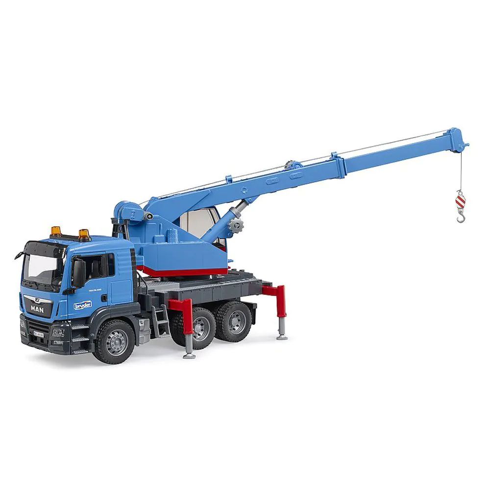 Camion cu macara mobila Bruder MAN TGS - poza 4