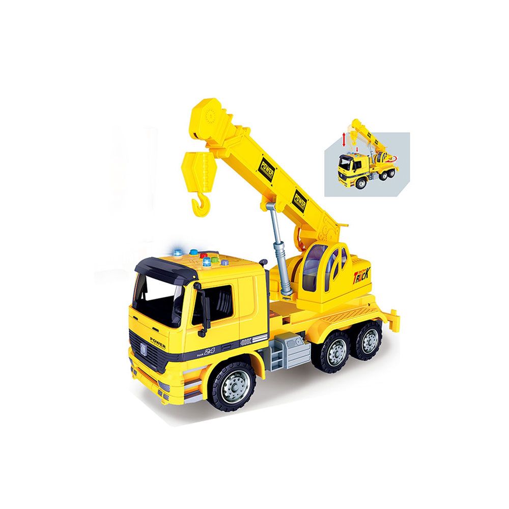Camion cu macara Ocie City Construction 28 cm - poza 1