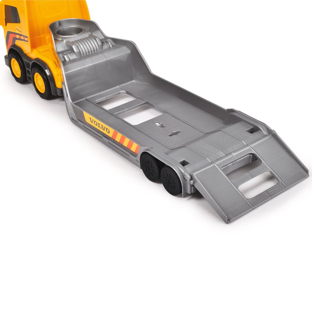 Camion cu remorca si buldozer Dickie Volvo Truck team - poza 4
