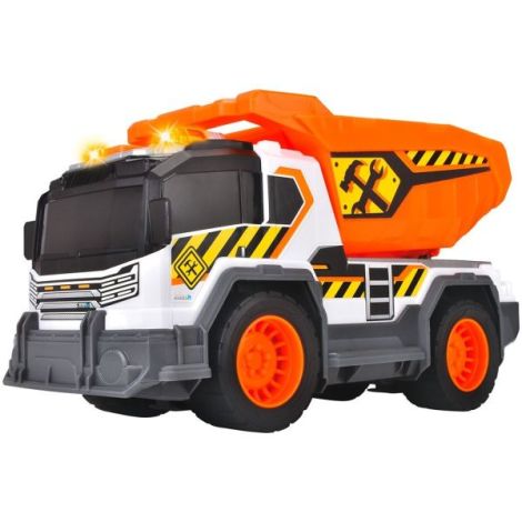 Camion de constructie Dickie Toys Dump Truck 30 cm cu lumini si sunete - poza 1