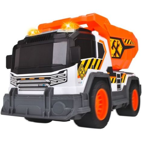 Camion de constructie Dickie Toys Dump Truck 30 cm cu lumini si sunete - poza 2