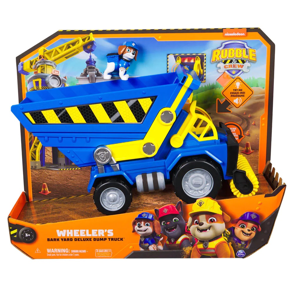 Camion de constructii cu sunete si lumini Paw Patrol Construction Crew Wheeler - poza 2
