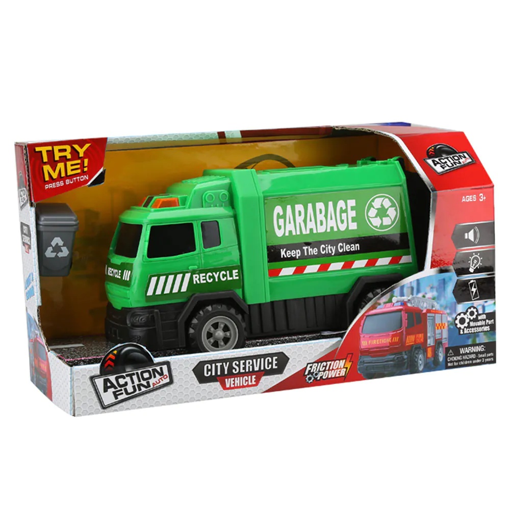 Camion de gunoi cu sunete si lumini Action Fun - poza 2