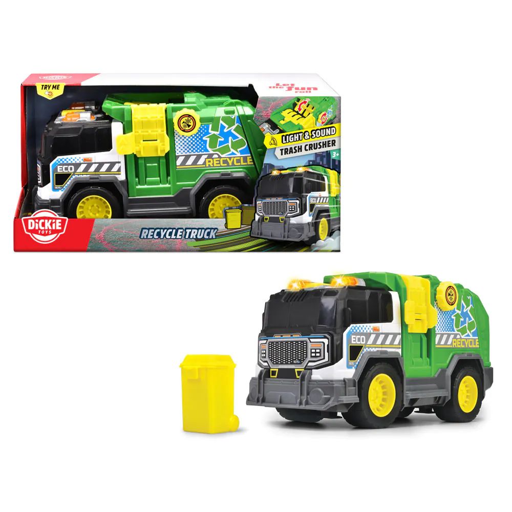 Camion de gunoi pentru reciclat Dickie 30 cm - poza 2