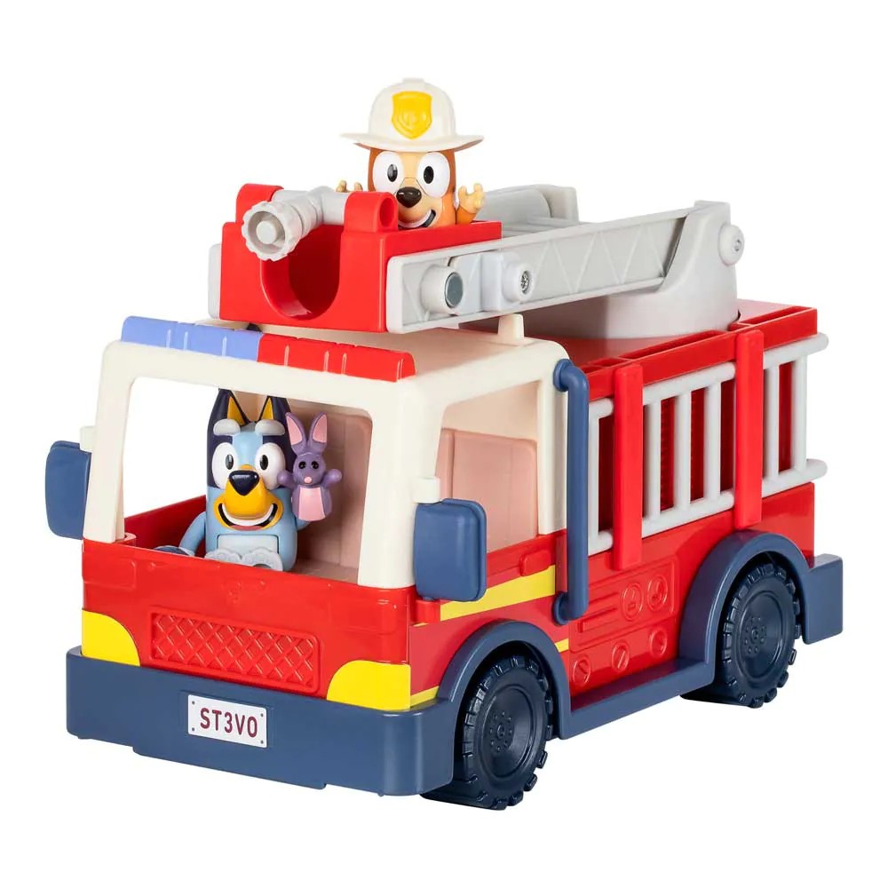 Camion de pompieri cu 2 figurine Bluey - poza 5