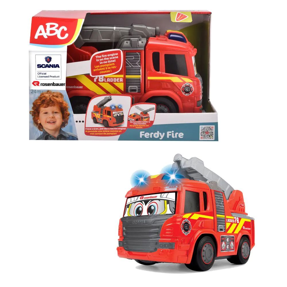 Camion de pompieri cu lumini Simba ABC Ferdy - poza 4