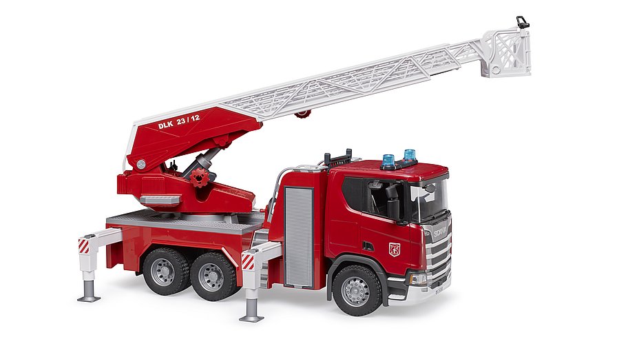 Camion de pompieri cu macara si pompa de apa Bruder Scania 03591 - poza 2