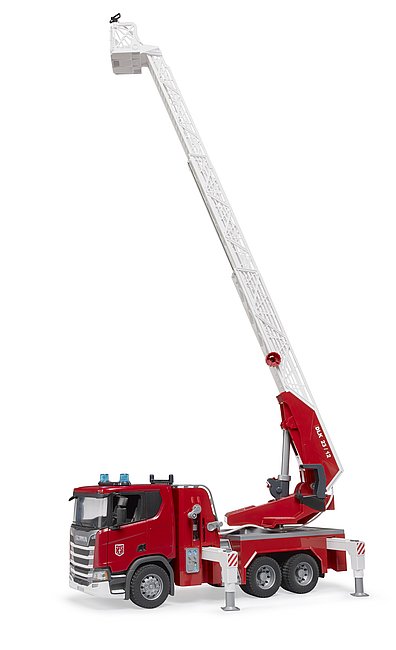 Camion de pompieri cu macara si pompa de apa Bruder Scania 03591 - poza 3