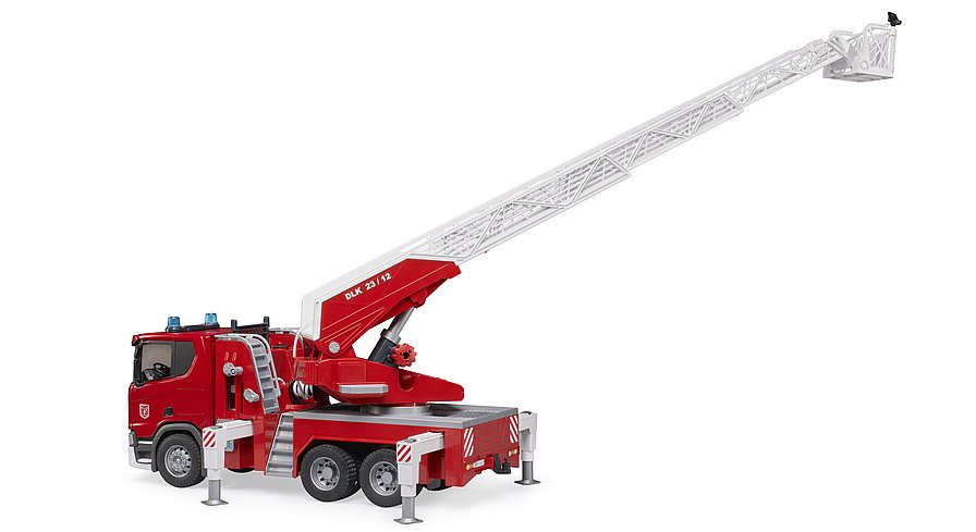 Camion de pompieri cu macara si pompa de apa Bruder Scania 03591 - poza 4