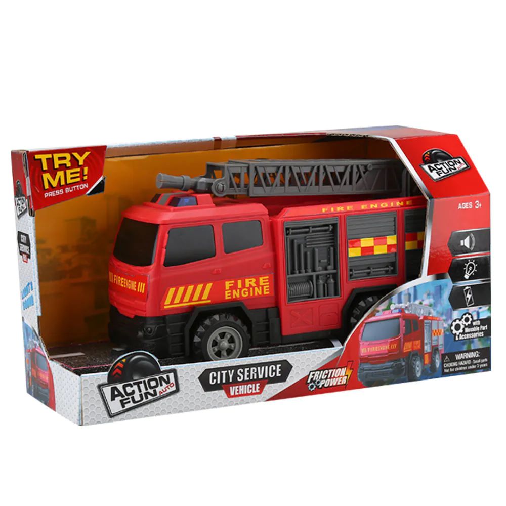 Camion de pompieri cu sunete si lumini Action Fun - poza 2